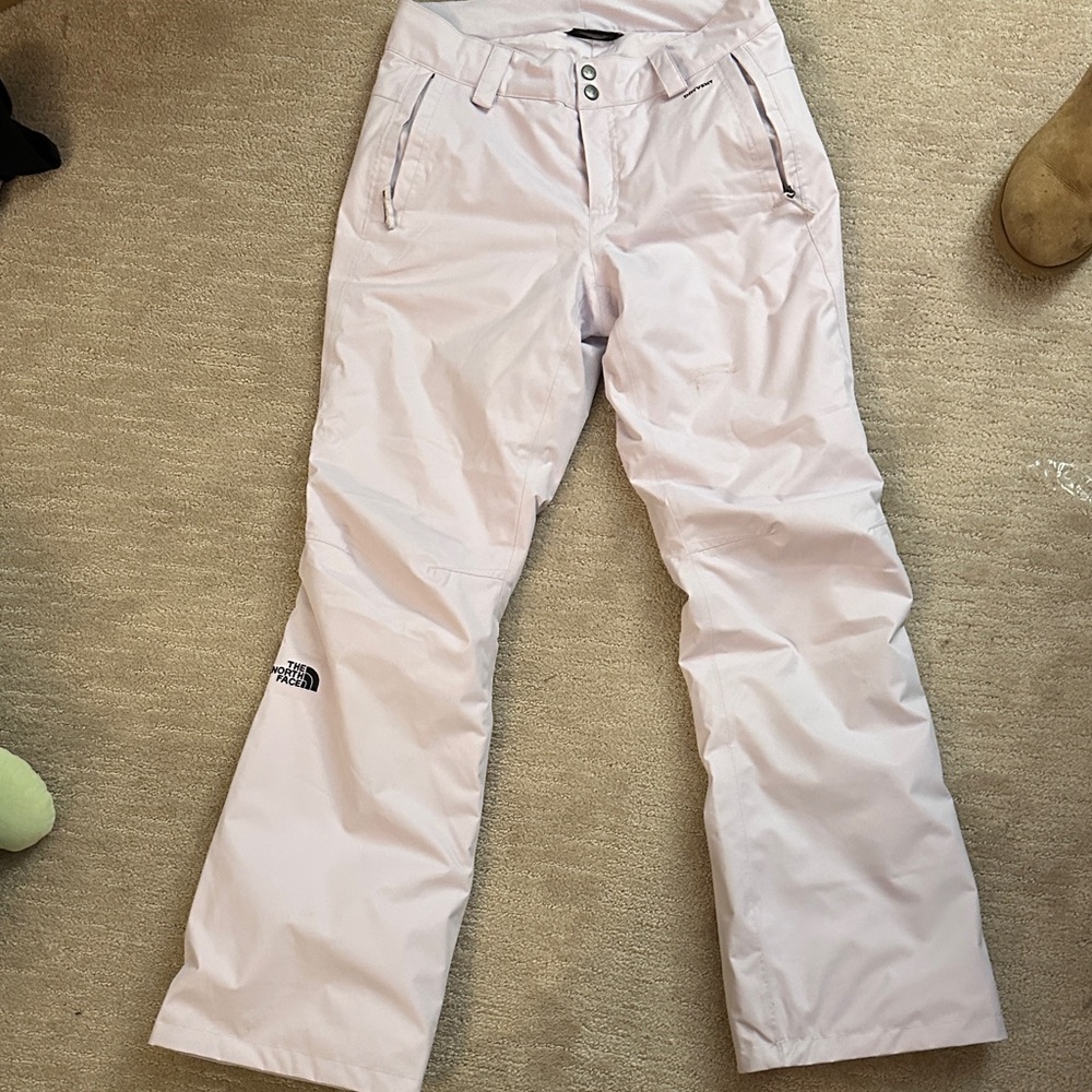 The North Face Pale Pink/purple Snow Pants